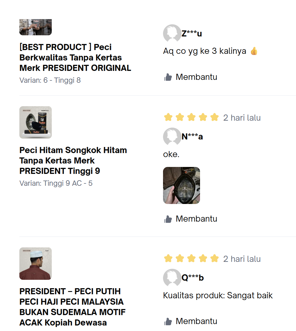 Testimoni Tokopedia